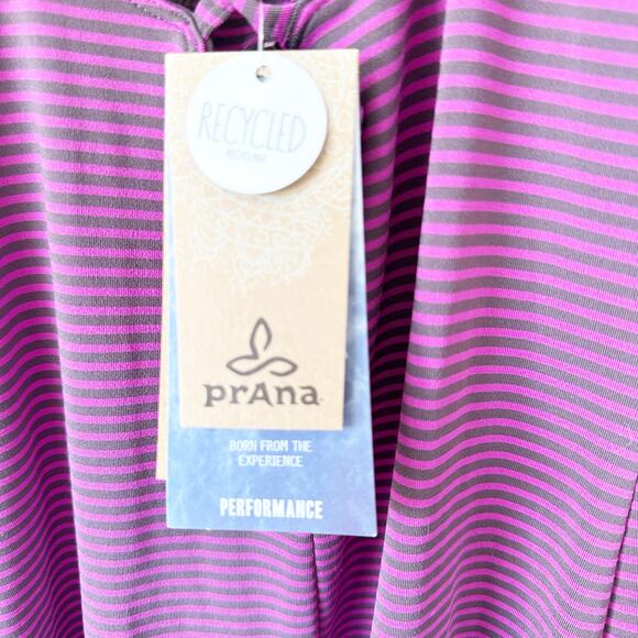 PrAna Striped Performance Dress Small Purple Pink Activewear Size Small - Picture 5 of 8